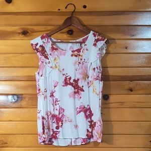 Floral Sleeveless Top